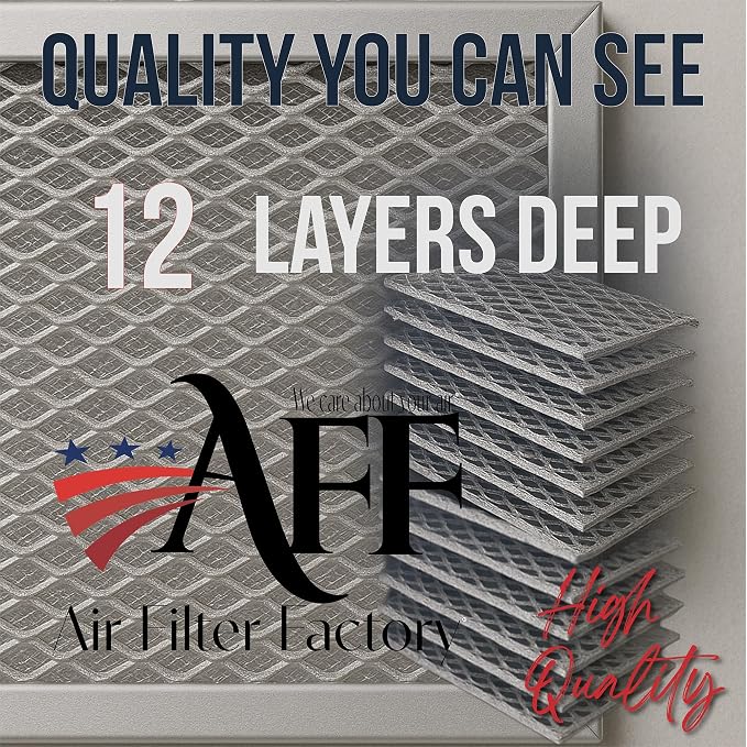 Air Filter Factory Replacement For WB06X10608 GE 5 x 7.62 x 0.09 Inches Microwave Oven Aluminum Mesh Grease 12-Layer Vent Hood Filter 2-Pack