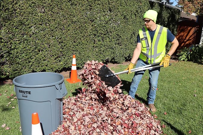 Leaf and Yard Waste Pickup Tool - Cushion Grip, Clean-up Twigs, Leaves, Clippings, and More (61287)