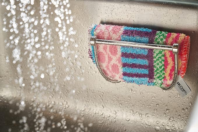 Skoy Bundle, 2-Pack Scrub, and 4-Pack Swedish Dishcloth, Reusable Cleaning Products for Kitchen and Household, Planet-Friendly, Dishwasher Safe Soft Scrub, Monochromatic Colors