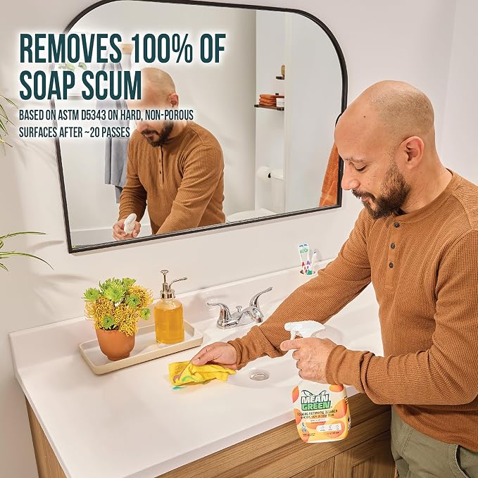 Mean Green Non-Contentrate Ready-to-use - Bathroom Cleaner - Removes 100% of Soap Scum 3-Pack