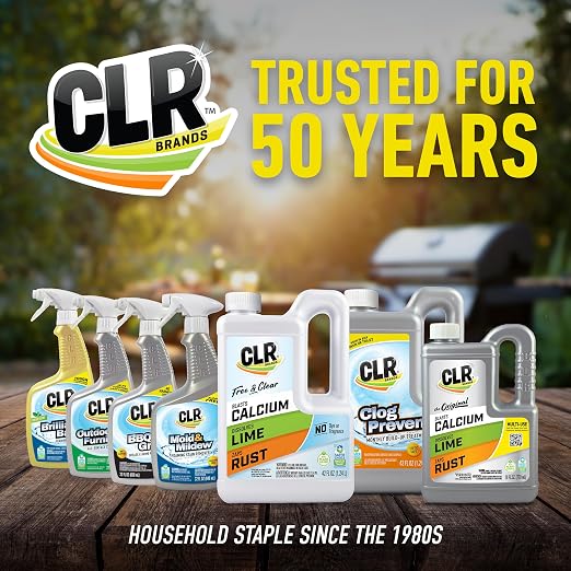 CLR Brands Outdoor Furniture Cleaner, 26 oz. Spray Bottle, Cleans Outdoor Surfaces, Remove Dirt and Grime from Fabric, Wood, Wicker, PVC, Plastic and More