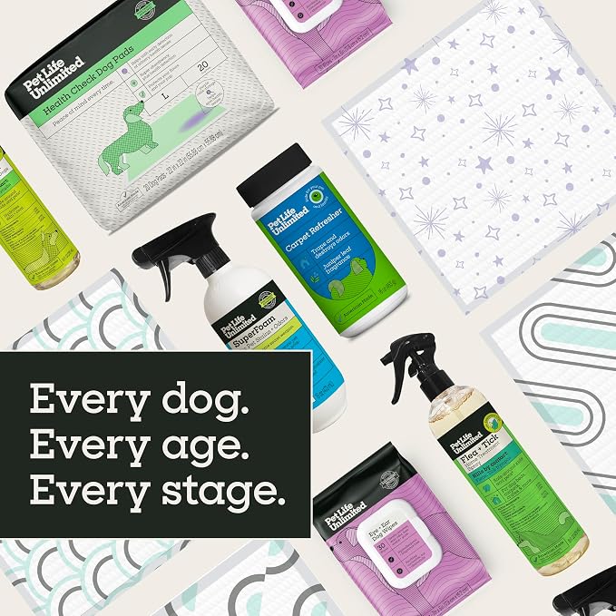 Pet Life Unlimited Carpet Deodorizer Powder, 16 oz, Strong Pet Odor Eliminator & Carpet Freshener, Plant-Based Wild Sage & Neroli Scent, Pet Safe (Pack of 1)