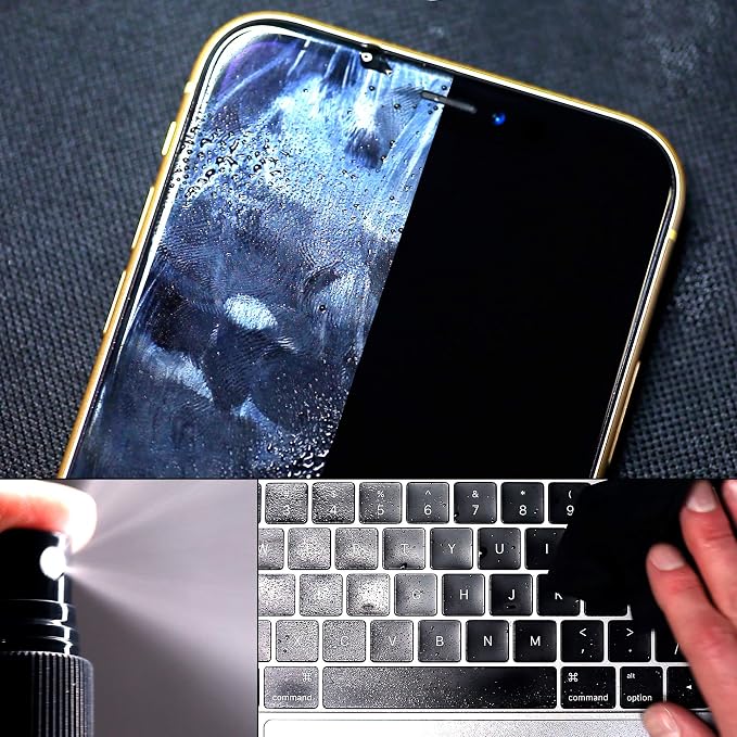 cellhelmet DISTEK Screen and Phone Cleaner Kit Universal for iPhone, Galaxy, iPad, Eyeglasses, Optics, LCD, TV (8mL)