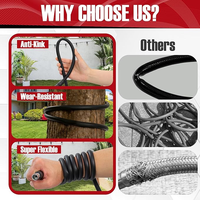 JOEJET Pressure Washer Spray Gun and Hose 32FT, Extension Wand with Nozzles | Compatible with Some Portland Husky Black Decker Ford Pulsar ShopForce Taskforce Powerwasher Power Washer