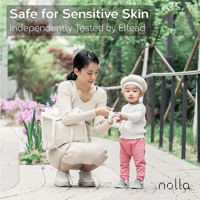 Nolla Flushable Wipes Bulk Pack - 100% Plant-Based and Biodegradable - Soft, Unscented + Soothing Aloe and Vitamin E - For Adults and Kids 2,400 Count (40 Packs of 60)