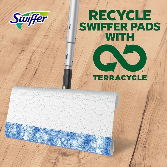 Swiffer Heavy Duty Mop Wet Multi-Surface Cloth Refills for Floor Mopping and Cleaning, Pet with Febreze Odor Defense, 20 count