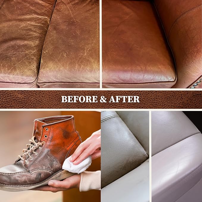 Lexol All Leather Conditioner for Car Seats and Interiors, Couches and Furniture, Shoes and Boots, Bags and Jackets, Baseball Gloves, Horse Saddles, 16.9 oz