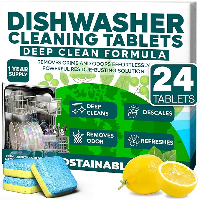 Garbage Disposal Cleaner and Dishwasher Cleaner tablets bundle