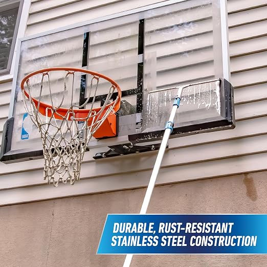 Unger 16" Stainless Steel Window Squeegee, Streak-Free