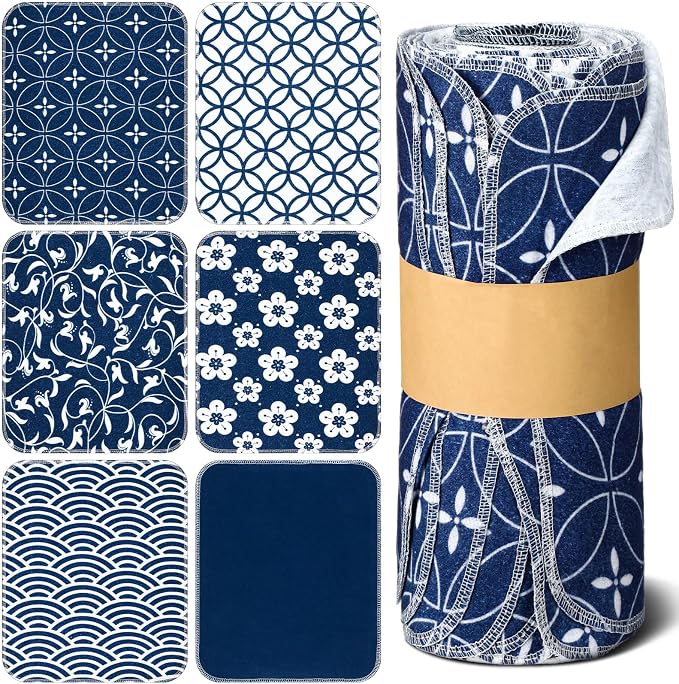 36 Pcs Reusable Cleaning Cloths Washable Cotton Kitchen Towels for Home