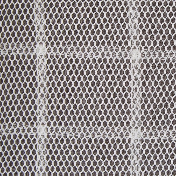 DII Scrubber Dishcloths Collection Windowpane Dishrag Set, 12x12, Gray/White, 6 Piece