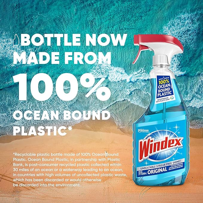 SC Johnson Windex Original Glass Cleaner Set: 5L refill +950 ml Trigger Spray