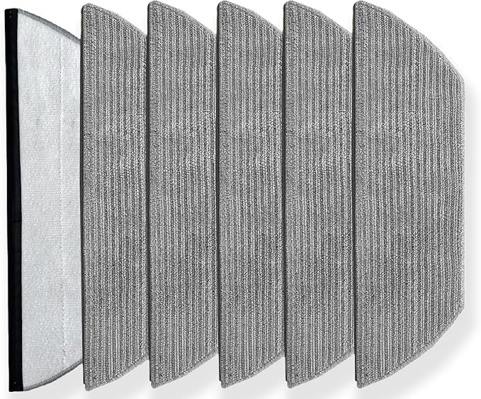 Replacement Mop Pads Compatible with Shark AV2800ZE RV2820YE RV2820ZE AV2820S AV2820AE RV2800AE RV2800S PowerDetect Never Touch Pro Robot Vacuum,Washable Reusable Replacement Microfiber Soft Mop Pads