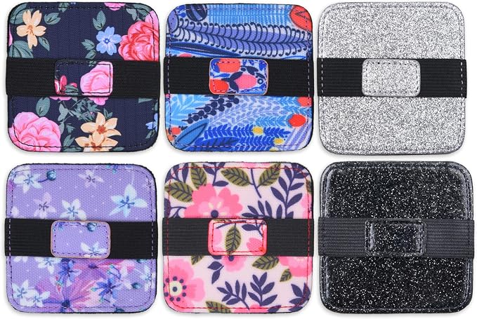 Eco-Fused 6X Screen Cleaning Pads - Gliiter Floral Microfiber Cleaning Cloth Pads - Screen Cleaner Screen Wipes for Electronics - Glasses Cleaning Cloths - Tablets, Laptops, Tv, Smartphones