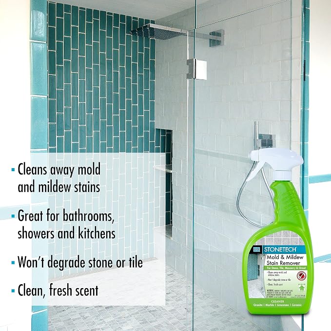 StoneTech Mold & Mildew Stain Remover, 24OZ (709ML) Spray Bottle
