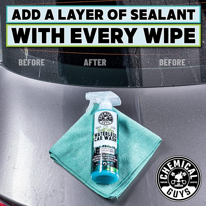 Chemical Guys CWS20916 Swift Wipe Sprayable Waterless Car Wash, Easily Clean - Just Spray & Wipe, Safe for Cars, Trucks, Motorcycles, RVs & More, 16 fl oz (Pack of 2)