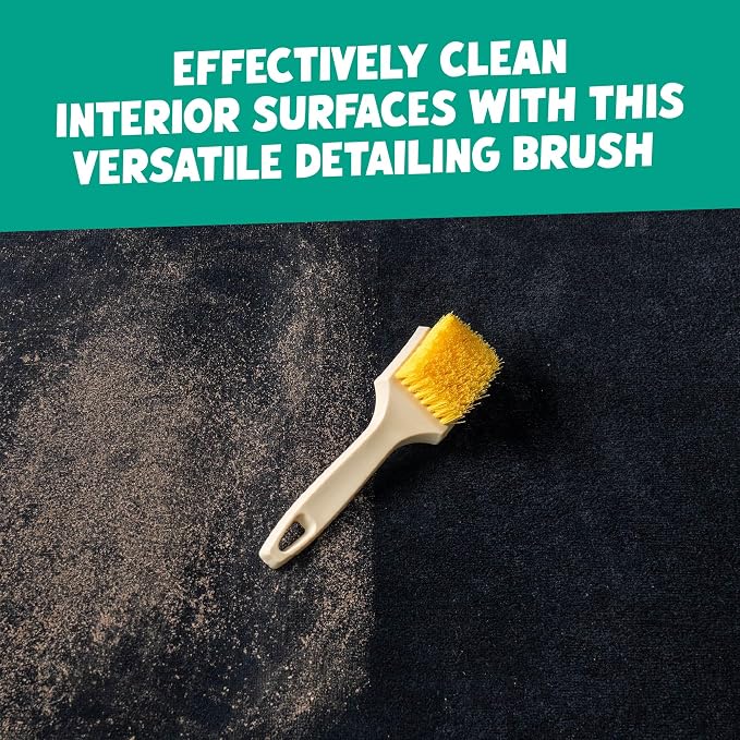 Chemical Guys Induro 7 Heavy Duty Interior Carpet&Upholstery Detailing Brush – Durable Bristles,Car Carpet Brush for Deep Cleaning Fabric,Mats&Seats,Ergonomic Grip for Comfort and Control,(Pack of 12)