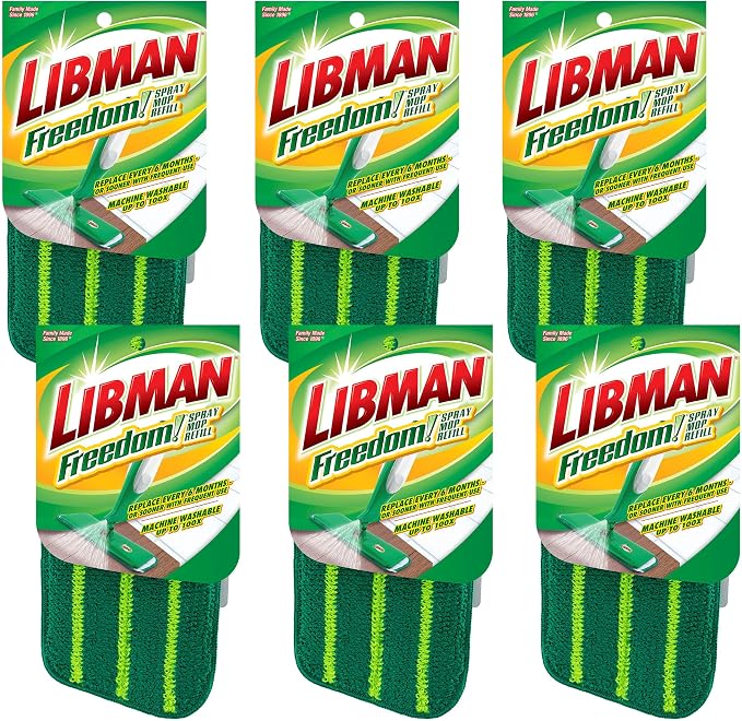 Libman Commercial Freedom Spray Mop Refill | Case of 6