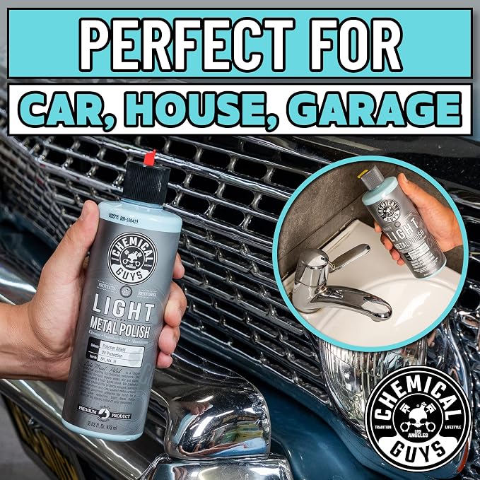 Chemical Guys Light Metal Polish, 16 Fl Oz