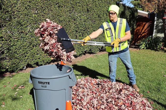 Leaf and Yard Waste Pickup Tool - Cushion Grip, Clean-up Twigs, Leaves, Clippings, and More (61287)