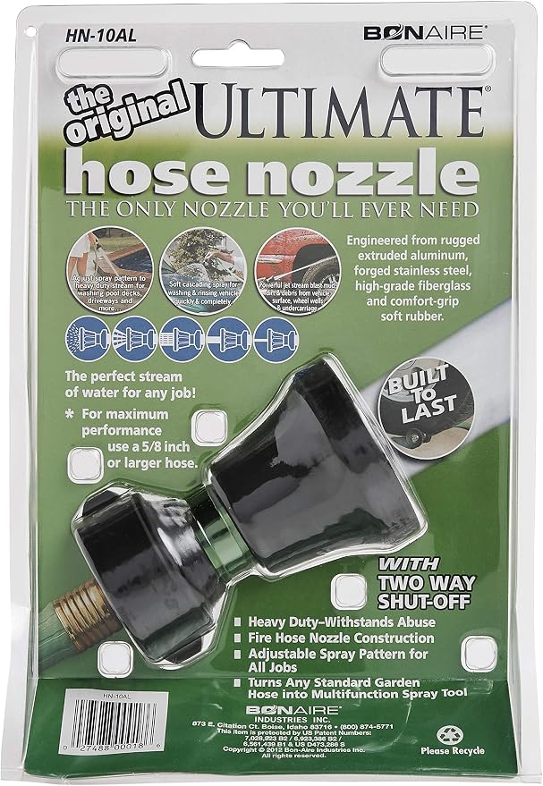 Bon-Aire Original Ultimate Aluminum Hose Nozzle ( Colors may vary )