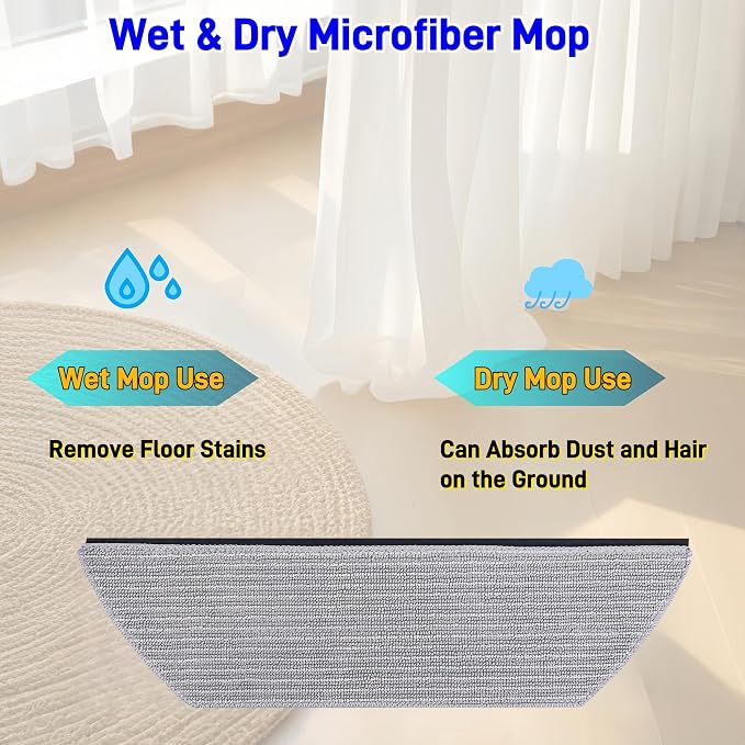 10 Pack Replacement Mop Pads Compatible with Shark AV2800ZE RV2820YE RV2820ZE AV2820S AV2820AE RV2800AE RV2800S PowerDetect Never Touch Pro,Washable Reusable