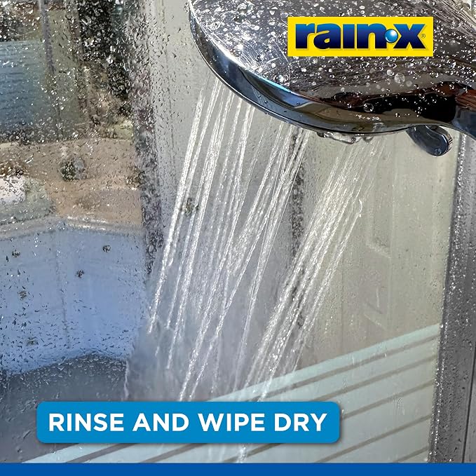 Rain-X 630035 X-Treme Clean Shower Door Cleaner, 12 Fl. Oz, Formulated To Clean Glass Shower Doors - Easy To Use, Removes Soap Scum, Dirt, Hard Water Build-up, Calcium, Lime Stains And Rust Stains