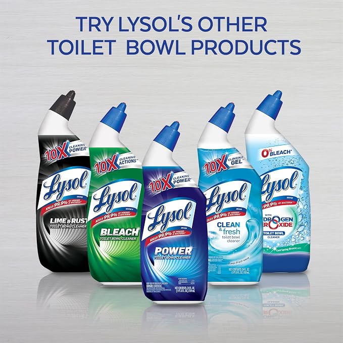 Lysol Toilet Bowl Cleaner, 24 Ounces (Atlantic Fresh Scent)