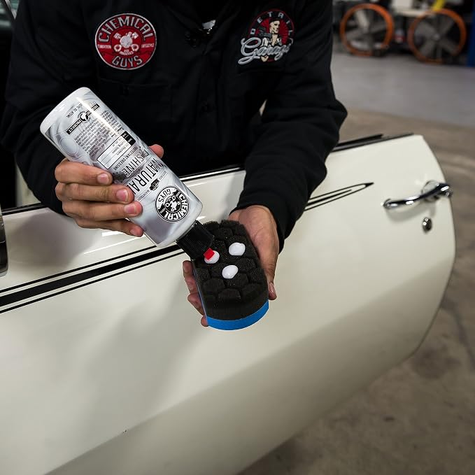 Chemical Guys, Natural Shine Satin Dressing, Plastic, Rubber & Vinyl, 16 oz | Leaves a low-key factory look, not a wet gloss, and dries without greasy residue or dashboard glare in the sun