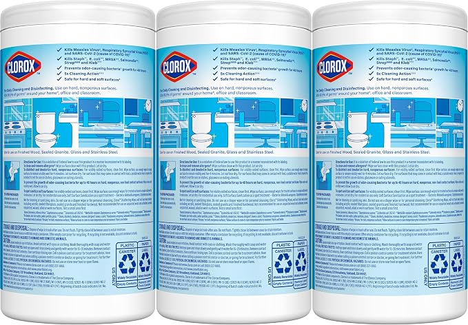 Clorox Disinfecting Wipes Back to School Variety Pack, 75 Count Each, Pack of 3 (Package May Vary)