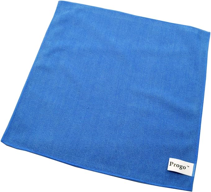 Progo Microfiber Cleaning Cloths for LCD/LED TV, Laptop Computer Screen, iPhone, iPad and More. (6 Pack)