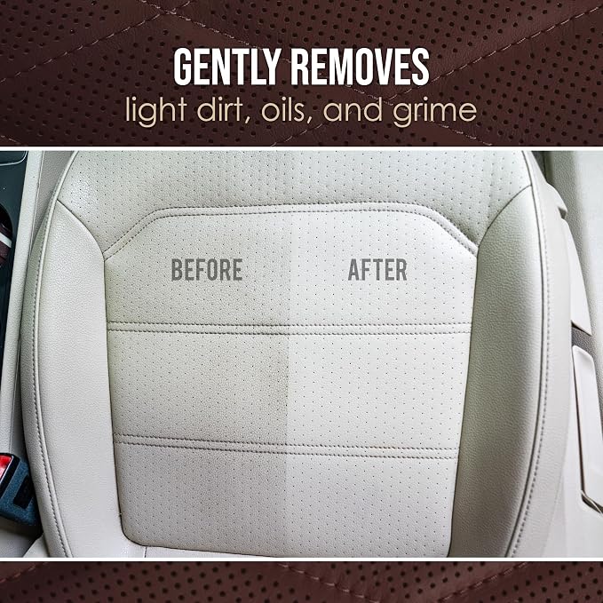 Chemical Guys, VentRight Leather Cleaner & Conditioner, Vented Seats, 16 oz | Deep cleaning leather cleaner for ventilated seats with added protection removes dirt, oils, residue and grime