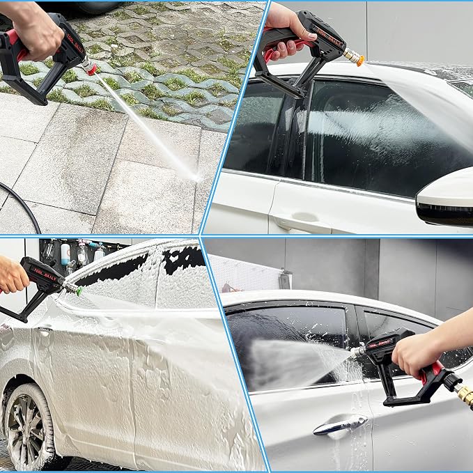 Tool Daily Pressure Washer Nozzle Tips, Multiple Degrees, 3.5 GPM, 7 Pack | 1/4" Quick Connect Power Washer Nozzle Tips Set for Car Washing, 4000 PSI