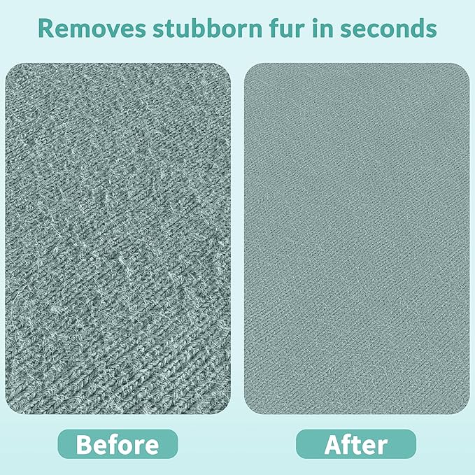 Deep Cleaner Pro Pet Hair Remover 10-Pack Mega Value Set - Carpet Rake & Multi-Surface Scraper for Dog & Cat Hair on Rugs, Couches, Pet Towers, Car Seats, Stairs & Clothing - Reusable Travel-Size