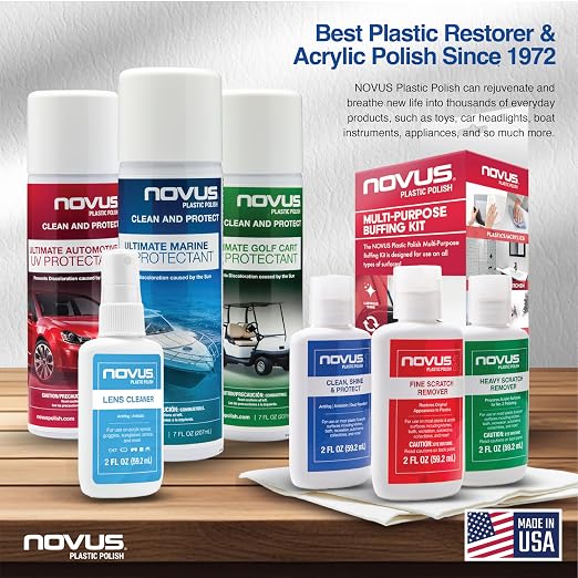 NOVUS 7503E | Clean and Protect Automotive Surface Protection | 7 Ounce Bottle | Professional Grade Do-It-Yourself Formula (1 Pack)