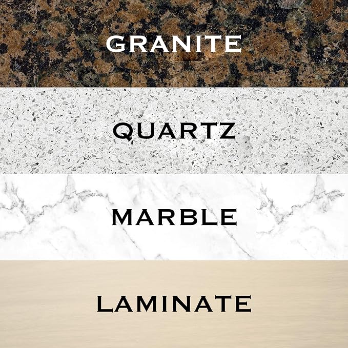 HOPE'S Countertop Restoration Polish, Streak-Free Kitchen Counter Cleaner, No Buildup on Countertops, Quartz, Marble, Corian, Composite, and Granite Polish, 8 Fl Oz, Pack of 2