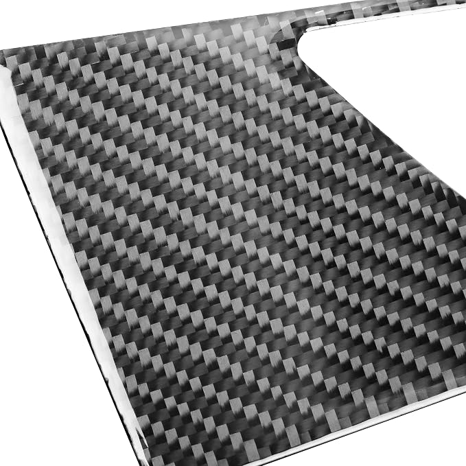 Real Carbon Fiber Trim for Audi Accessories | for B9 A4 S4 A5 S5 2020-2025 / RS5 2021-2025 Inner Door Handle Panel Interior Thick Overlay Decal - A