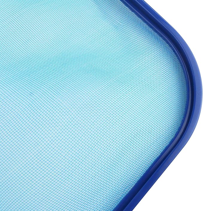 Sunnyglade Swimming Pool Cleaner Supplies/Professional Heavy Duty Pool Leaf Rake Fine Mesh Frame Net/Cleaning Leaf Skim Net (17.5x11.8in) (Pack of 2)