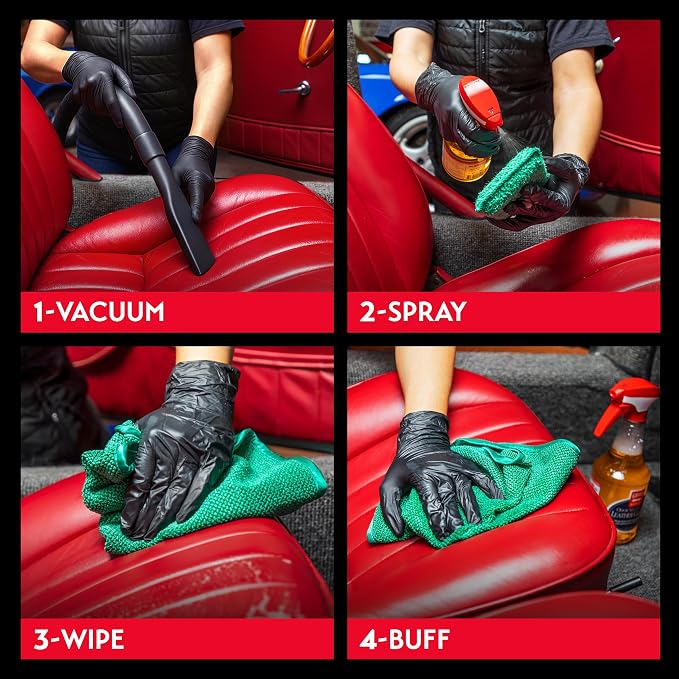 Griot's Garage Odor Neutralizing Leather Cleaner for Car Seat, Dashboard, Door Panel, Eliminates Unwanted Smells, 10972, One Gallon
