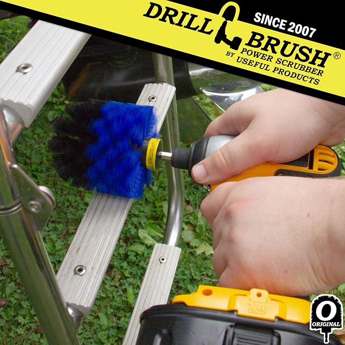 Marine Scrubbing Brush Head - Best Tank Cleaning Brush - Pool Cleaning Tool | Aquatic Cleaning Supplies - Boat Upkeep Accessories - Hull Cleaning Brush Tool - Pool Lining Cleaning Tools for Home Use