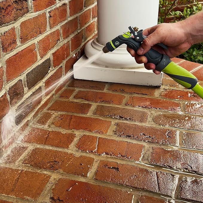 Flexzilla Metal Adjustable Pistol Grip Garden Hose Nozzle Sprayer with Durable Metal Construction & Variable Water Flow