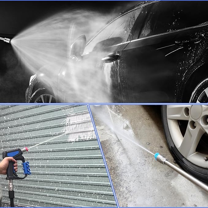 Tool Daily Pressure Washer Nozzle Tips, Multiple Degrees, 3.0 GPM, 7 Pack | 1/4" Quick Connect Power Washer Nozzle Tips Set for Car Washing, 4000 PSI