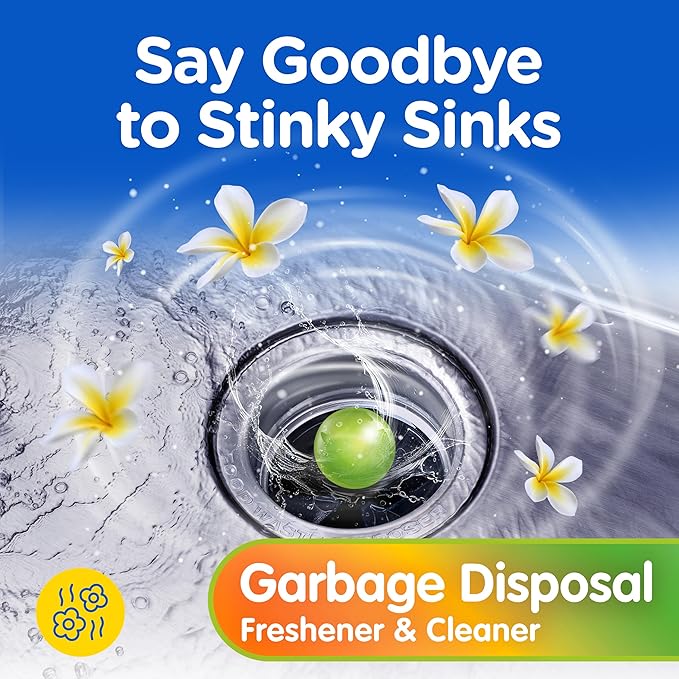 Compac Home [[60 Count]] Plink Garbage Disposal Cleaner and Deodorizer VALUE PACK - Assorted Scents
