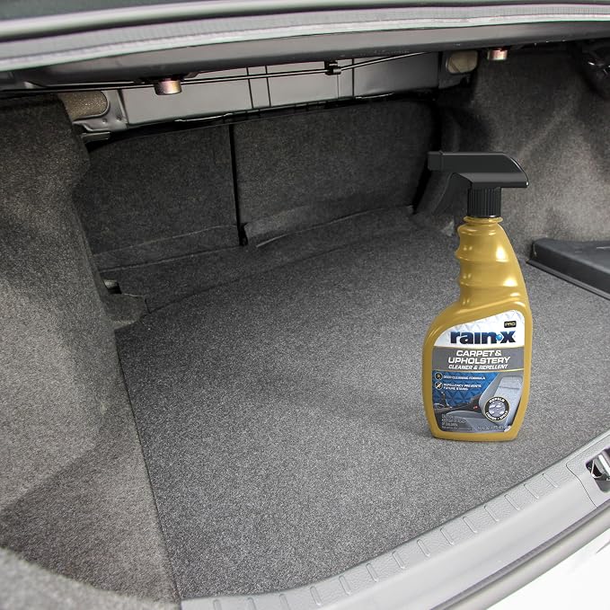 Rain-X 620234SRP Carpet & Upholstery Cleaner Repellent for Car Interiors & More, Cleans + Repels Spills while Preventing Stains, Fresh Scent 16 Fl Oz.
