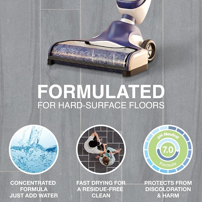 Bona® Hard-Surface Floor Cleaner - Hard-Floor Cleaning Machine Formulation - 32 fl oz - Lemon Mint