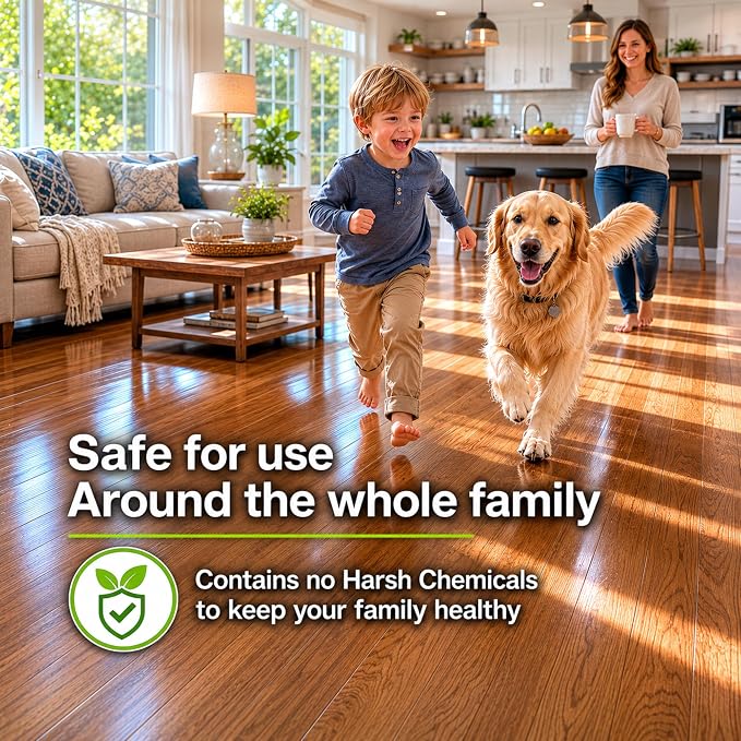 Black Diamond Stoneworks Wood & Laminate Floor Cleaner – No-Rinse Streak-Free Cleaner for Hardwood, Laminate, Engineered Wood & Luxury Vinyl Plank Floors (1 Quart & 1 Gallon)