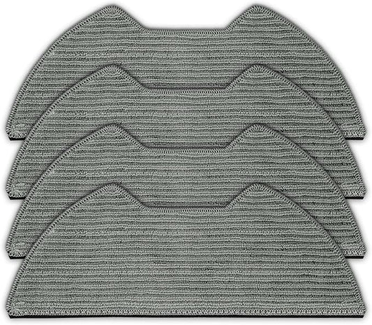 (4 Pack) UR2650WS Replacement Mop Pads Compatible with Shark Matrix Plus 2-in-1 Robot Vacuum Cleaner, Washable Mop Cloths, Mop Pad Refill Accessories kit, Mopping Pads