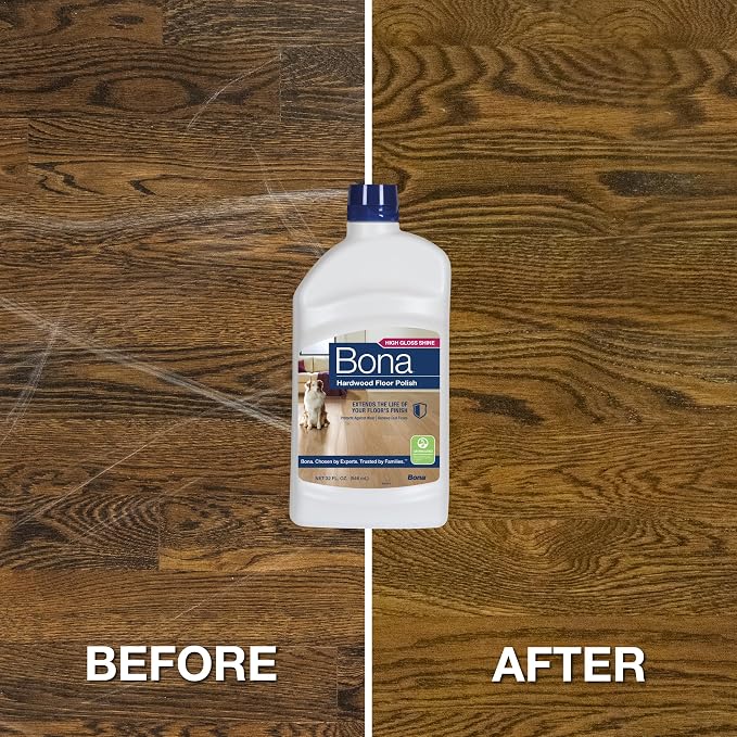 Bona Hardwood Floor Polish - 32 fl oz - High Gloss Shine