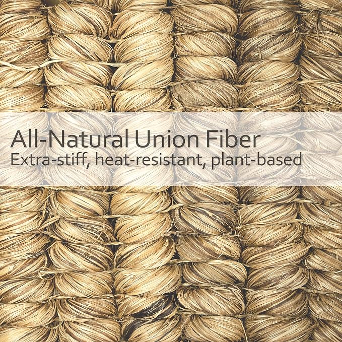 REDECKER Curved Dish Brush, Natural Union Plant Fiber Bristles, Ergonomic Design with Oiled Beechwood Handle, 9-1/4 Inches, Set of 2, Made in Germany - Natural Bristle Dish Brush