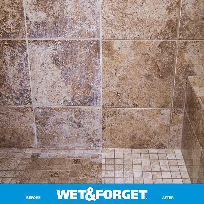 Wet & Forget Shower Cleaner Weekly Application Requires No Scrubbing, Bleach-Free Formula, 64 Ounce (Pack of 1)